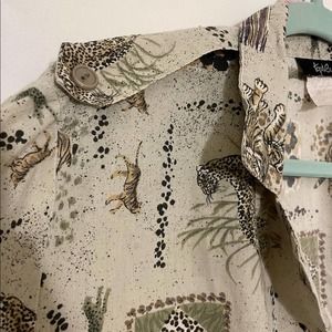 Vintage African Safari Button Down